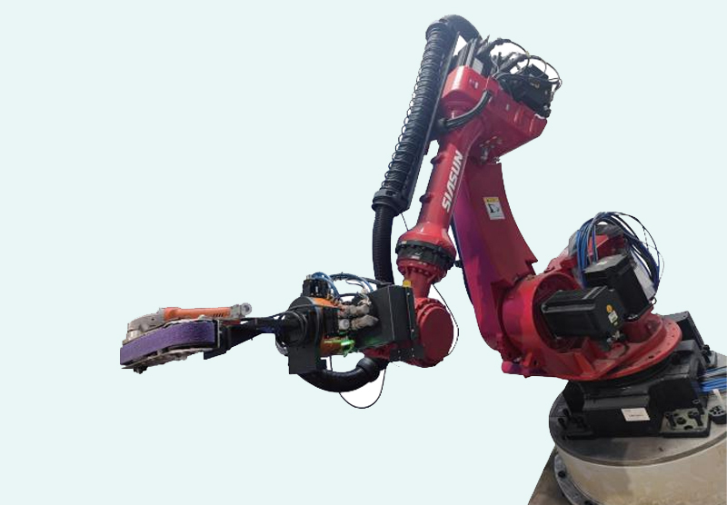 多分量传感器应用抛光打磨机器人案例