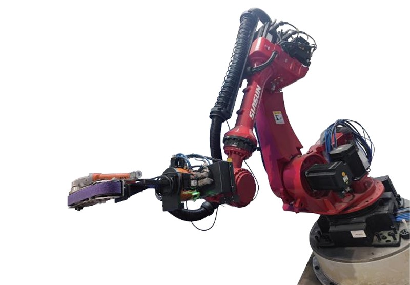 多分量传感器应用抛光打磨机器人案例