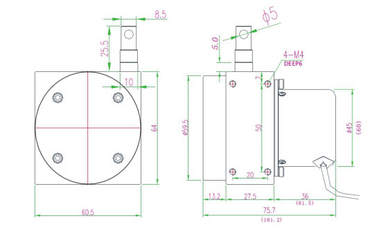 LS-V 拉绳位移传感器 LS-V 拉绳位移传感器
