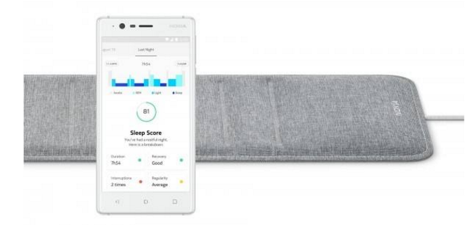 “诺基亚睡眠”----床垫中的“高级传感器”